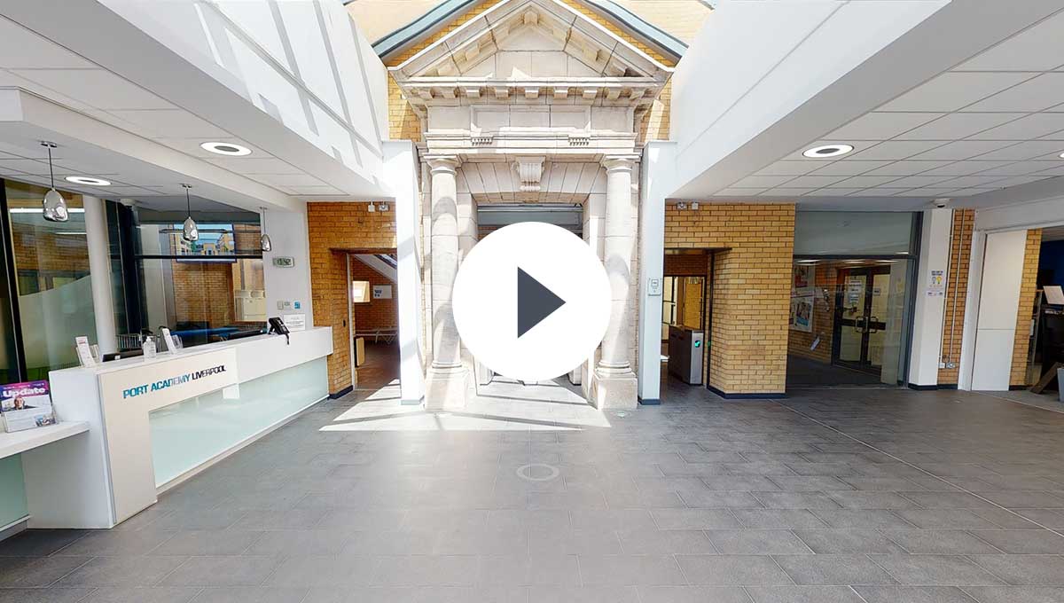 Port Academy Liverpool building 360° virtual tour