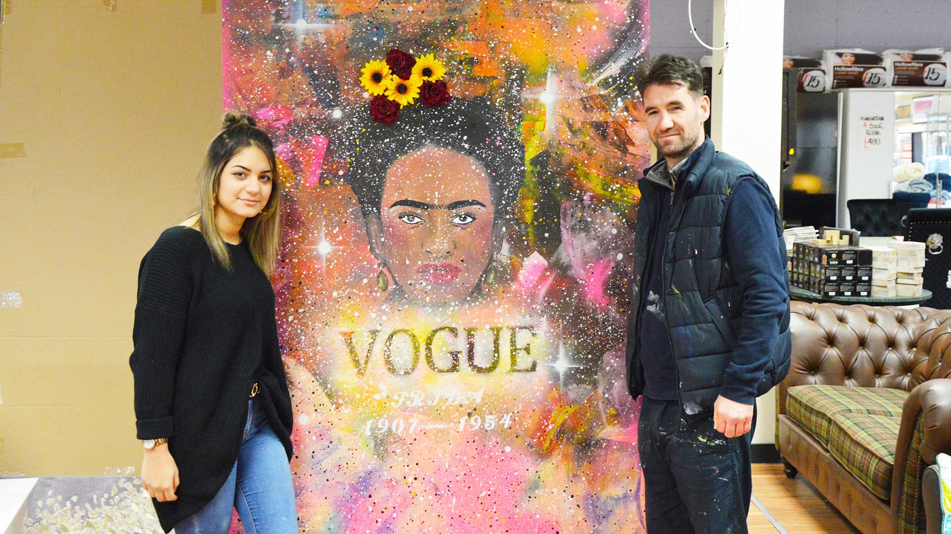 Hugh Baird College Art Student Collaborates with Renowned Artist